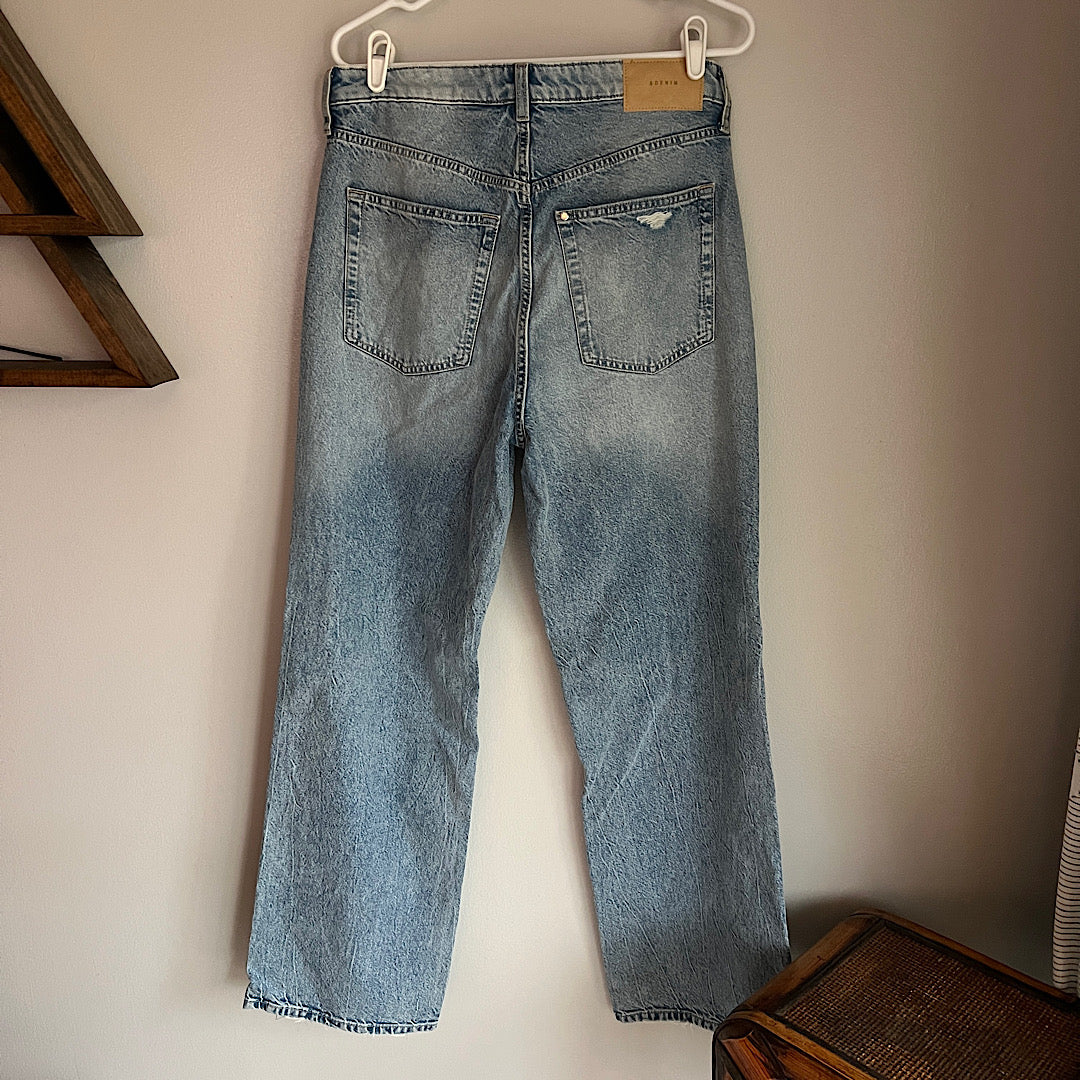 H&M &Denim Hi-Rise Wide Leg Jeans