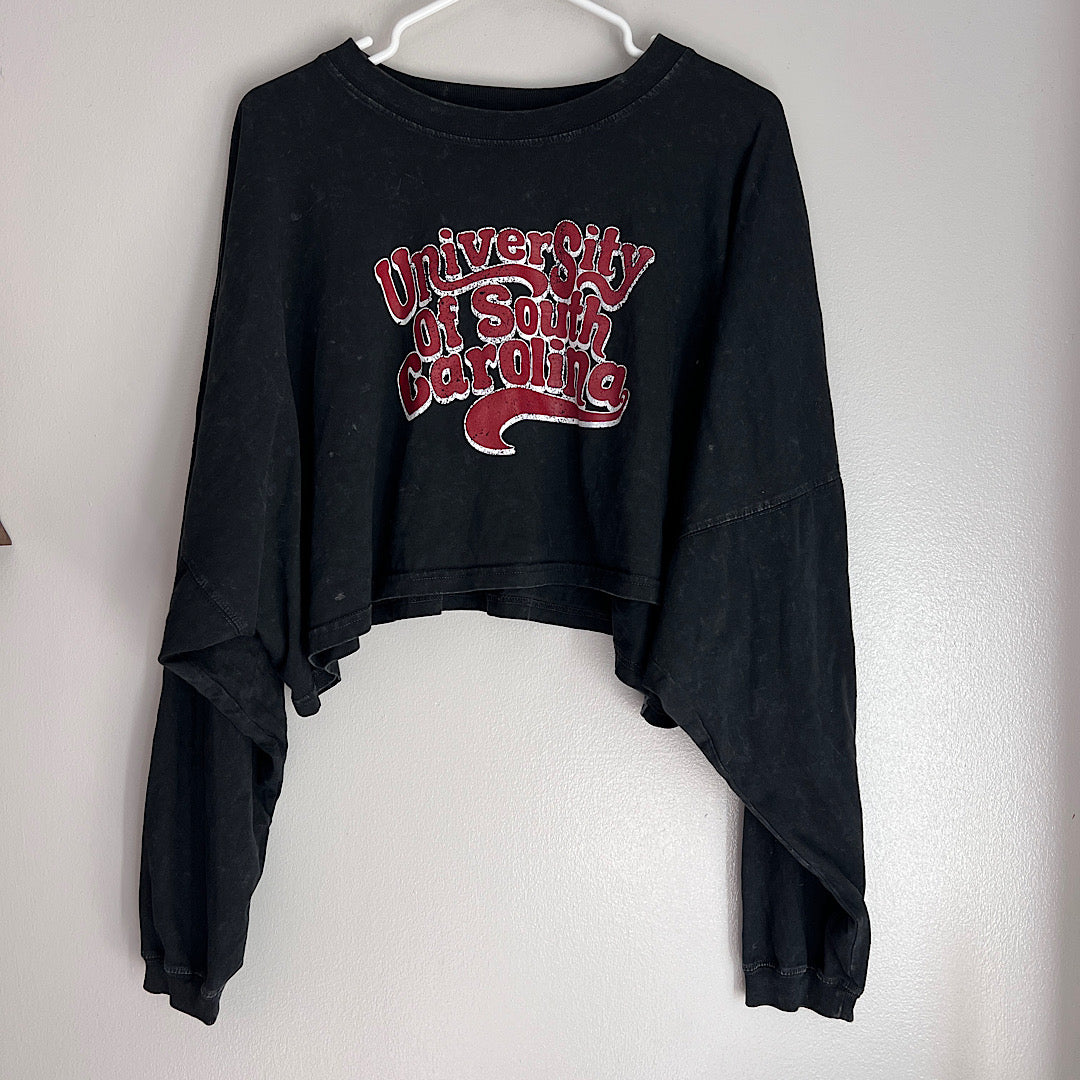 USC Stonewash Cropped Tee