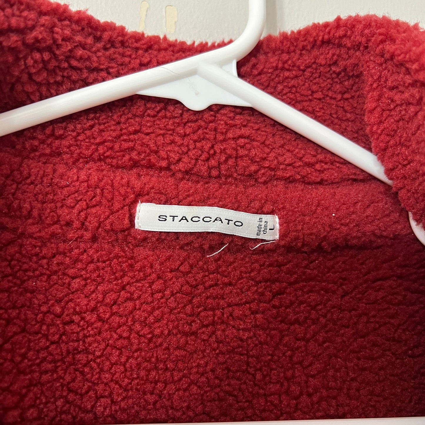Red Fleece Shacket