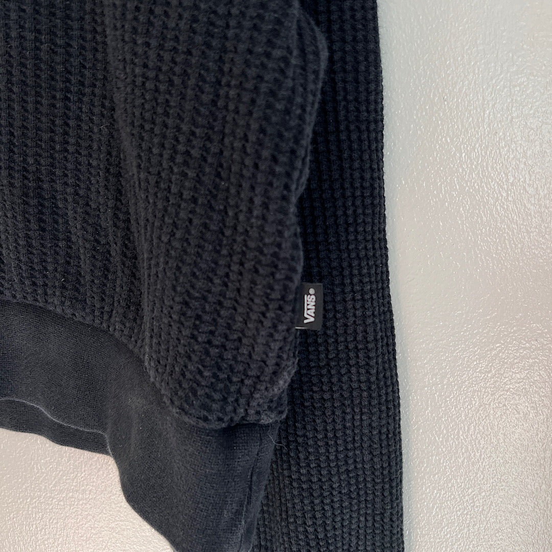 Vans Waffle Crop Henley Long Sleeve Shirt