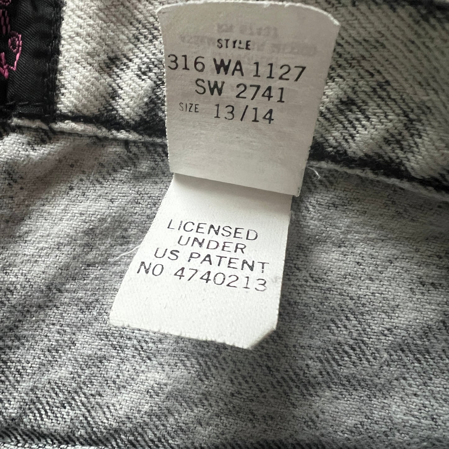 Vintage Sasson Acid Wash Jeans