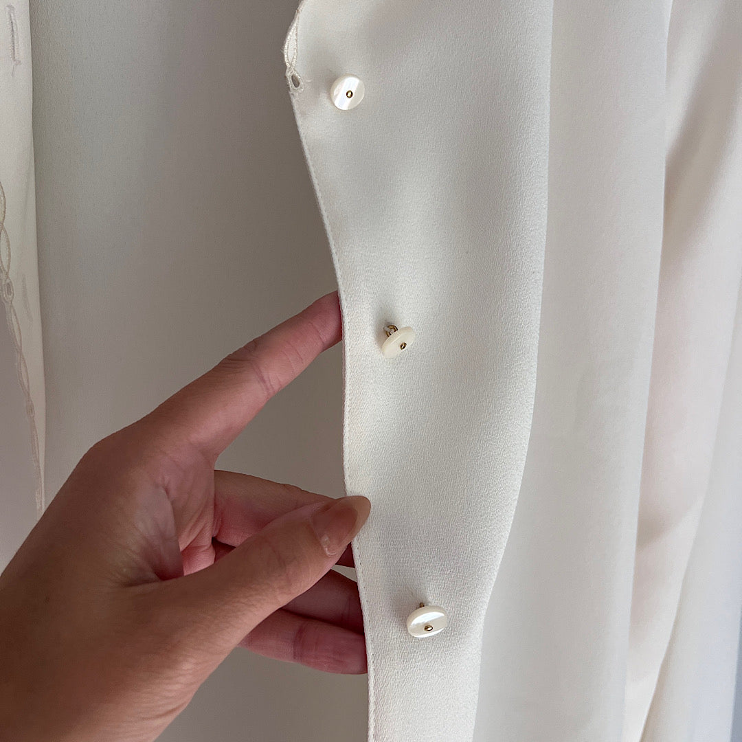 Vintage Koret Embroidered Blouse