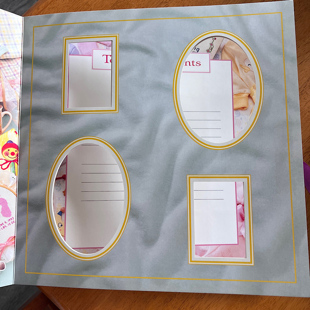 Vintage '90s Baby Book