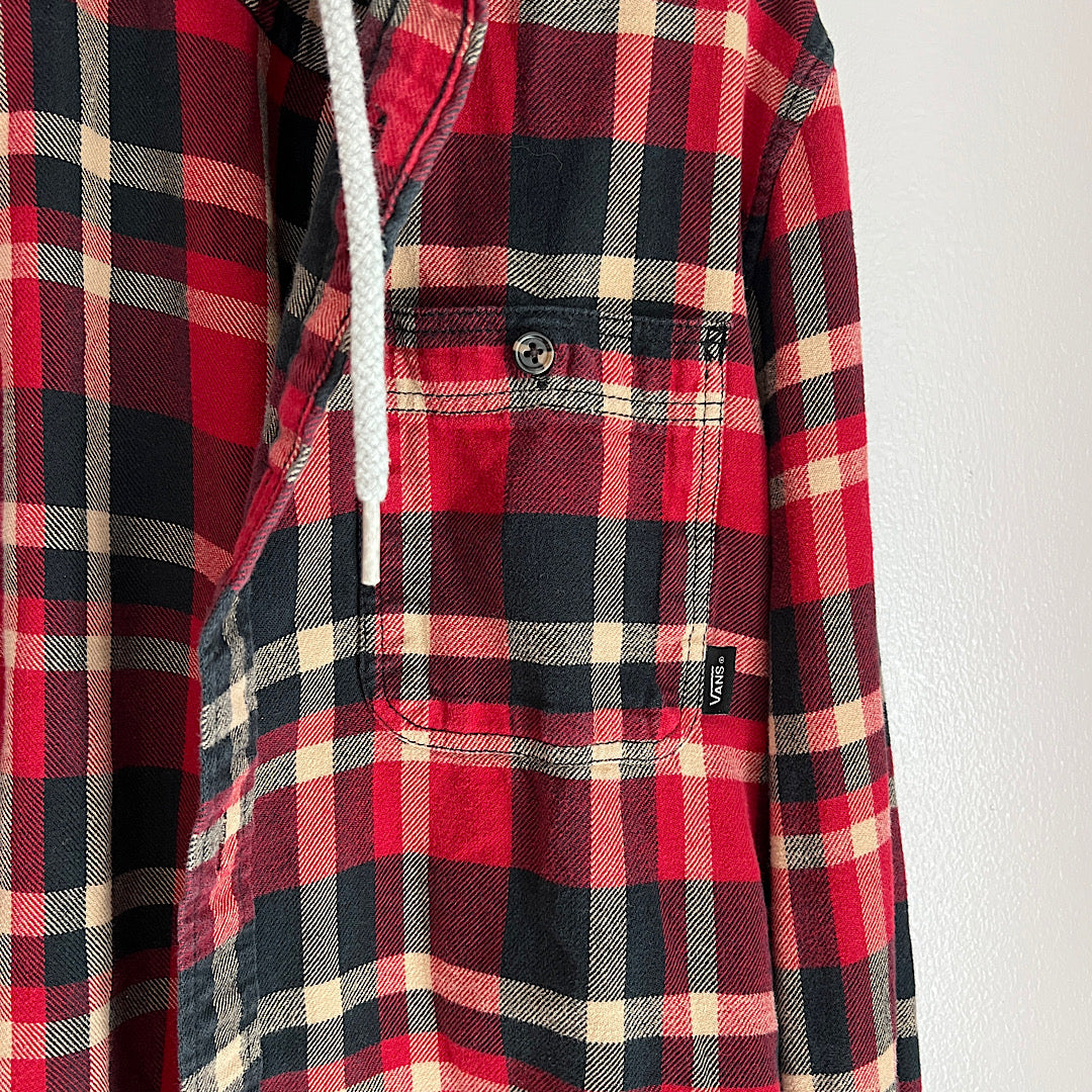 Vans Hooded Flannel Button Up