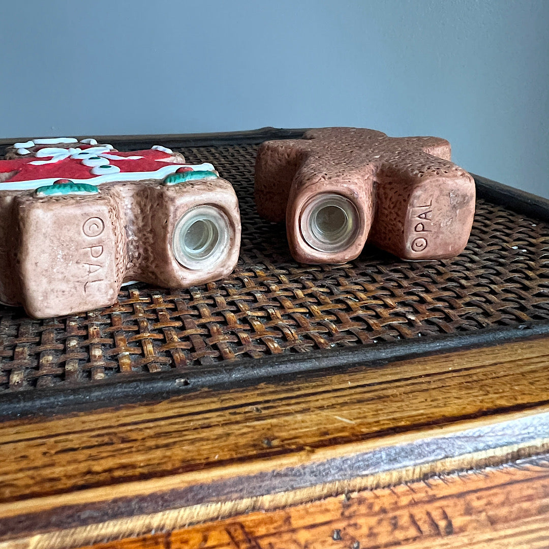 Vintage Gingerbread Salt & Pepper Shakers