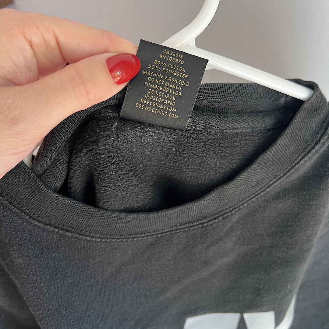 Obey Font Crewneck Sweatshirt