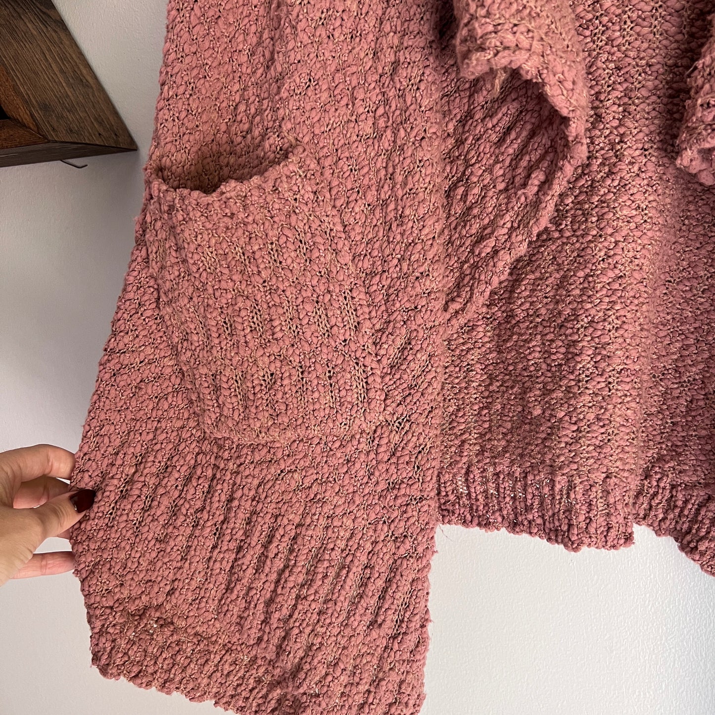Mauve Knit Sweater Altar'd State