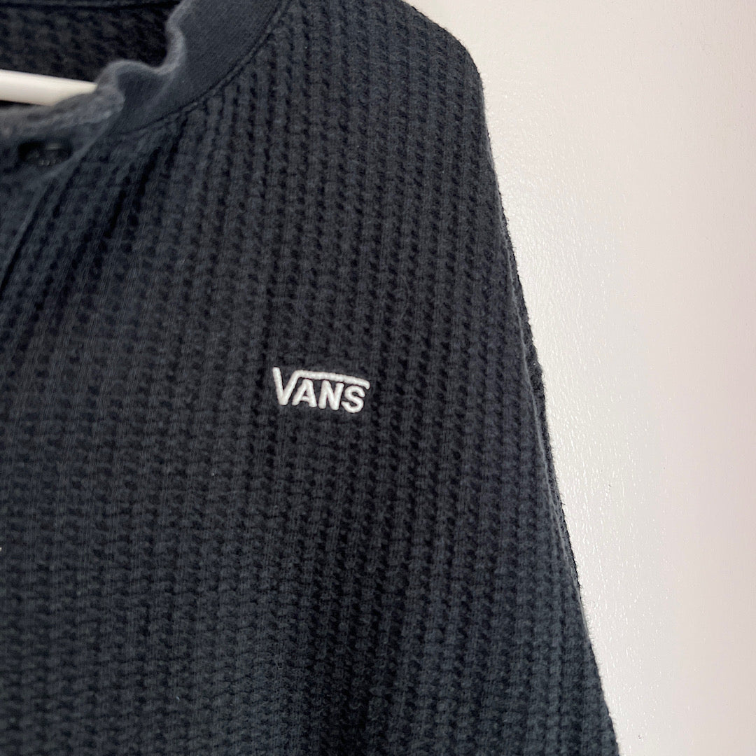 Vans Waffle Crop Henley Long Sleeve Shirt