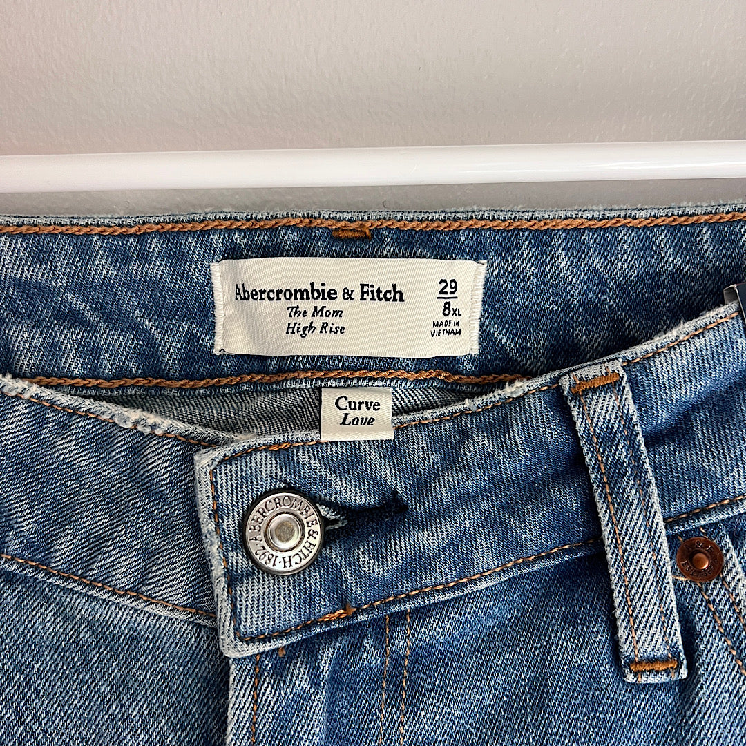 NWT Abercrombie & Fitch Mom Jean Curve Love 8XL