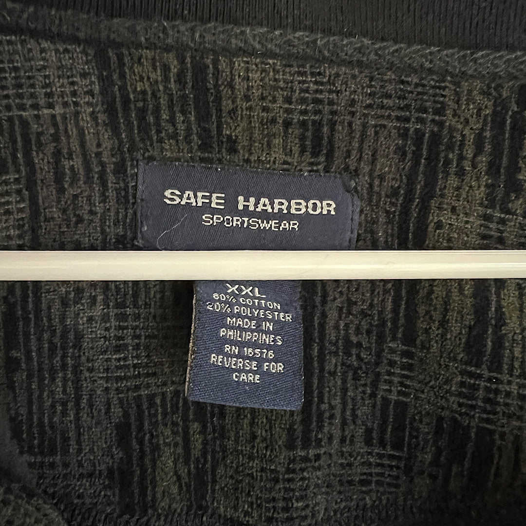 Vintage Safe Harbor Velvet Patterned Pullover Shirt