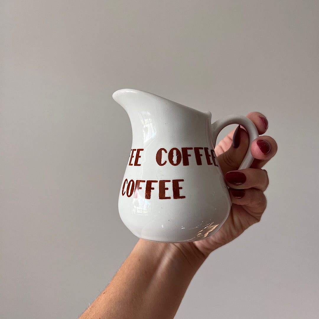 Vintage Gibson Mini Ceramic Coffee Pitcher