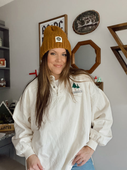 Vintage Minnesota Pine Tree Heavy Pullover Shirt