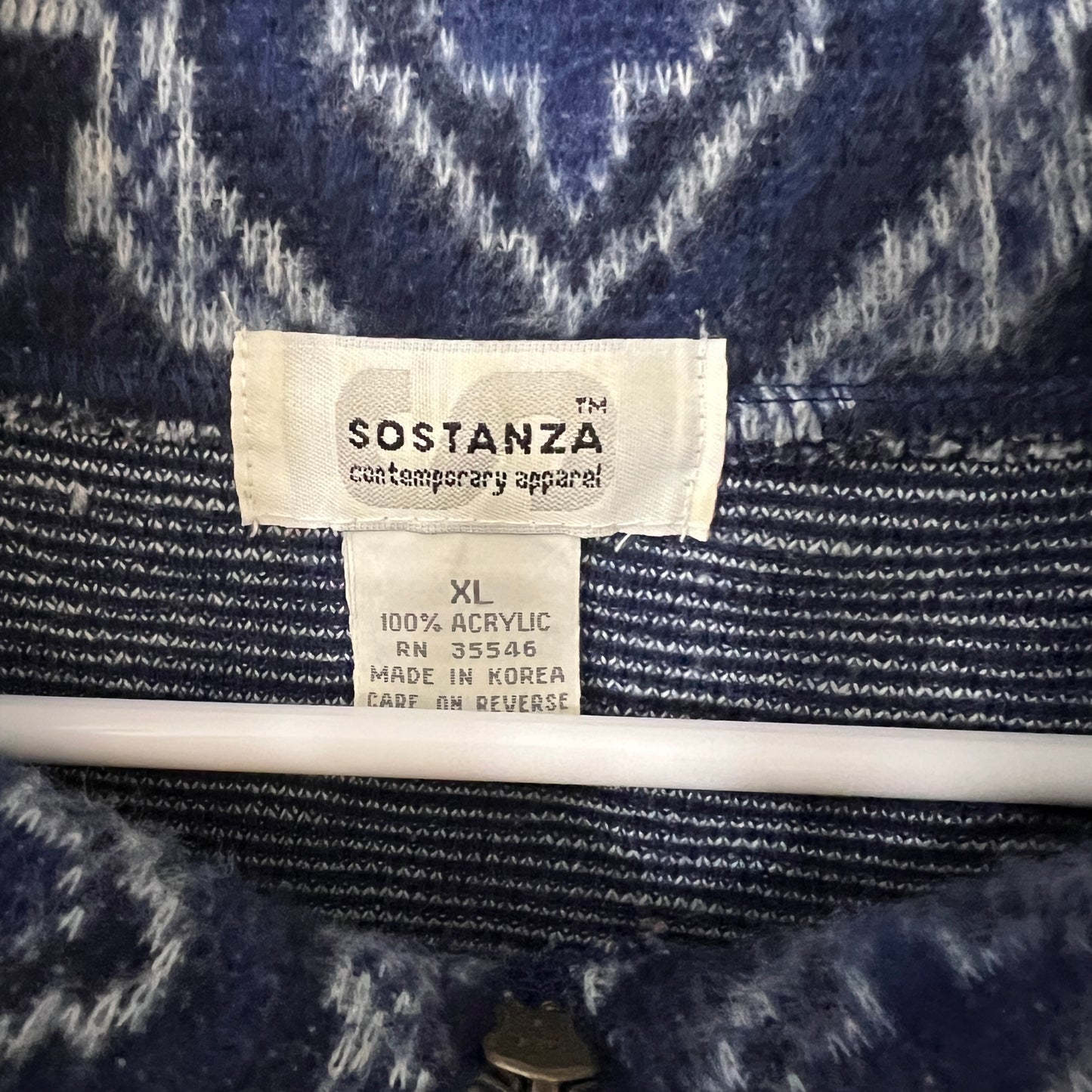 Vintage Sostanza Tribal Print Pullover