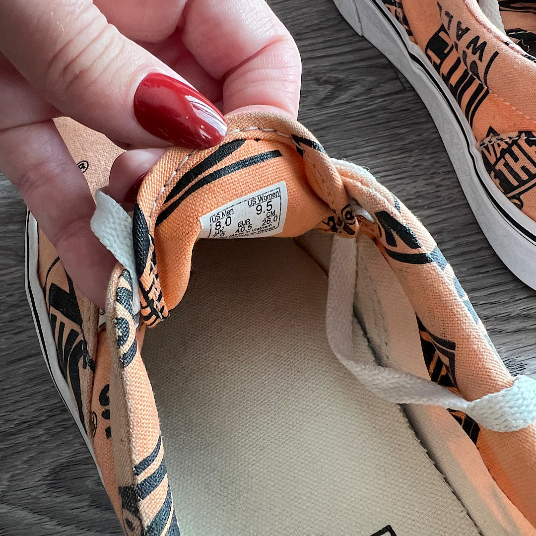 Vans Authentic Off The Wall Peach Sneakers (9.5 women’s)