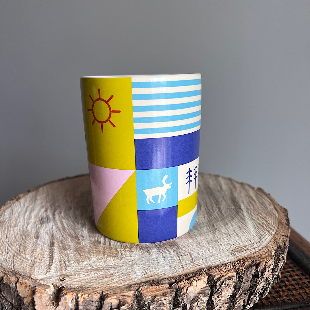 Colorful Adventure Mug (Caribou)