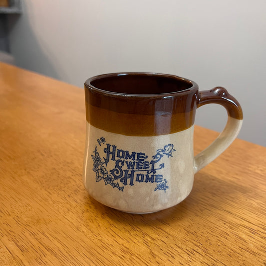 Vintage Home Sweet Home Tea Bag Holder Mug