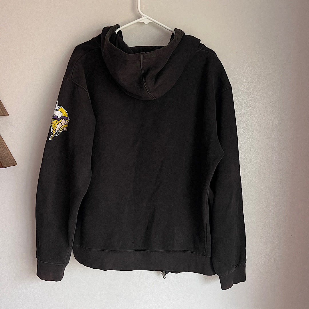 MN Football Zip Up Hooded Sweatshirt
