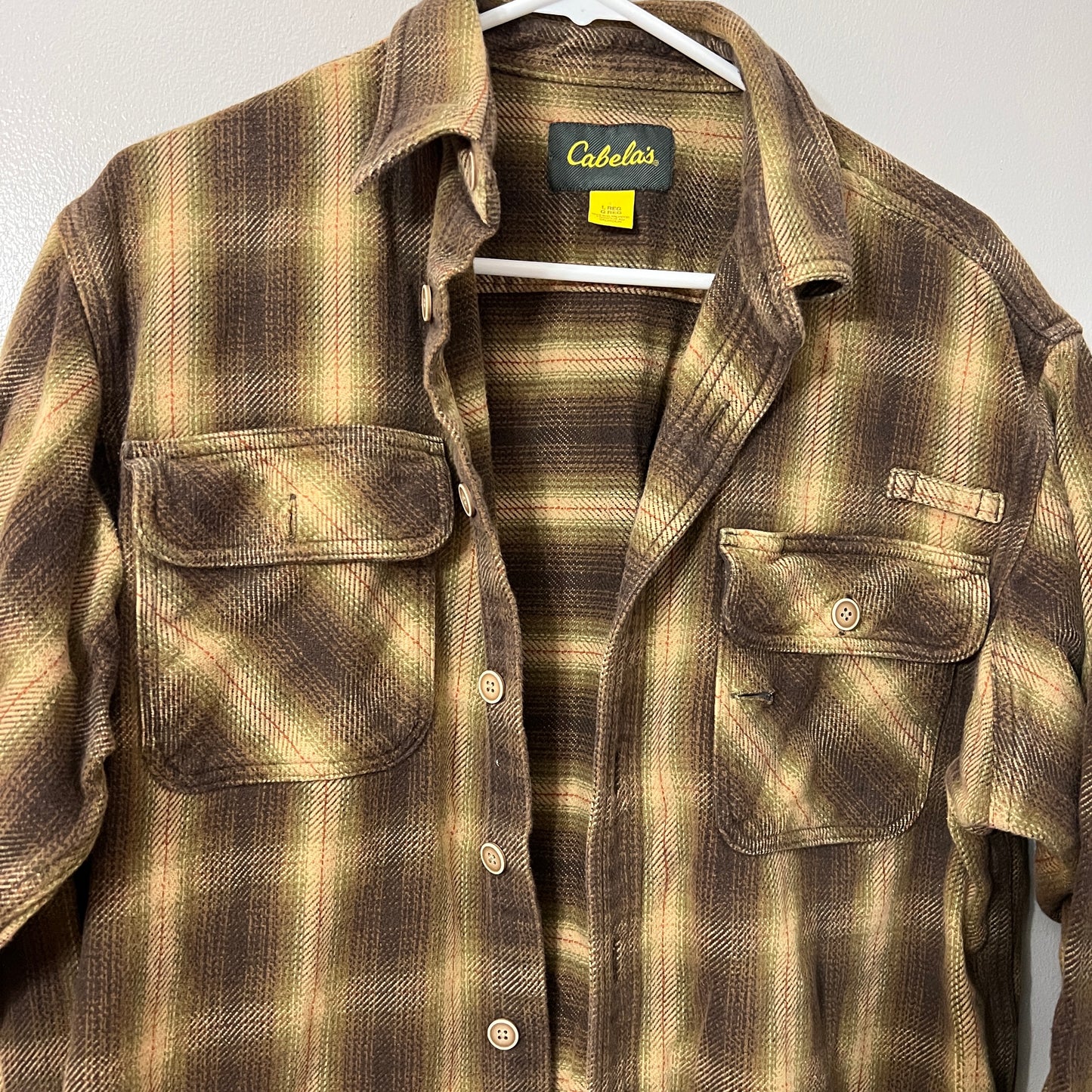 Cabela's Heavy Flannel Brown