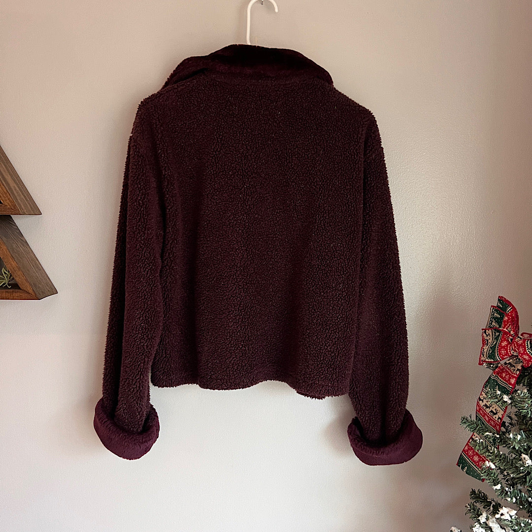 Vintage The Barrage Co. Berber Fleece & Faux Fur Jacket