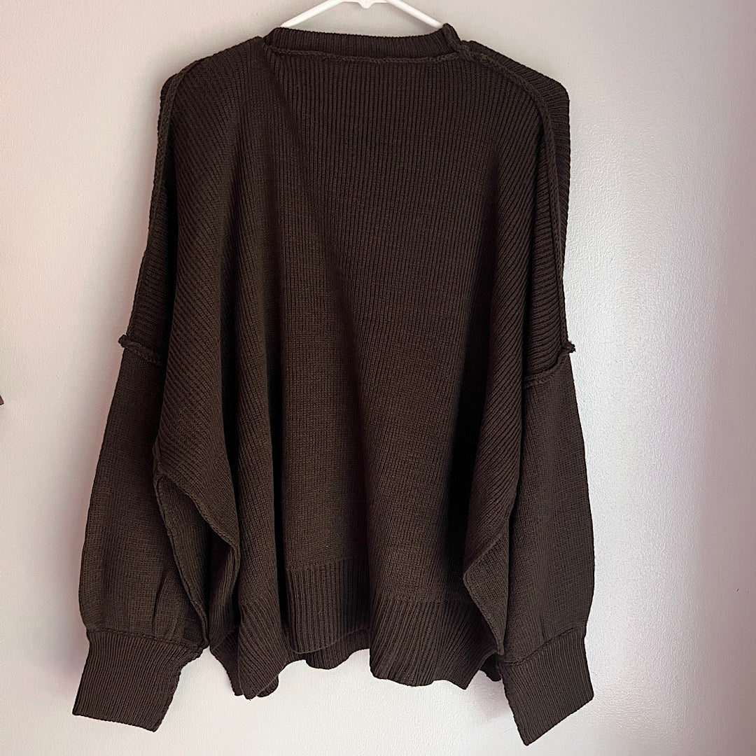 Brown Oversized Sweater