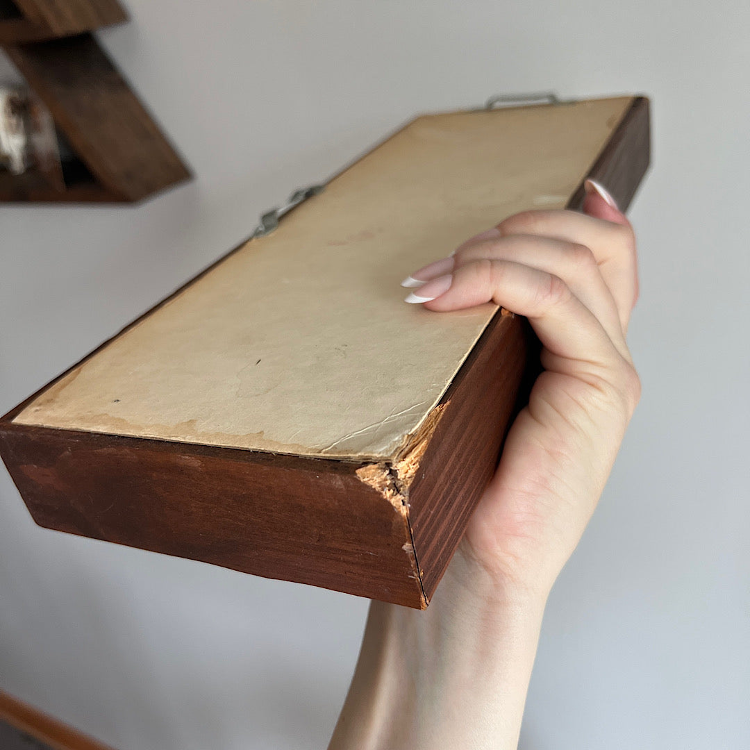 Vintage MCM Long Wall Mirror