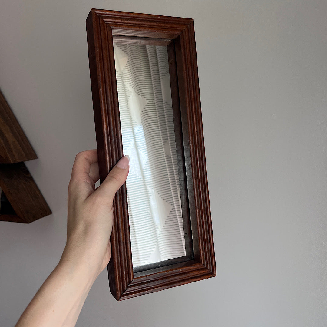 Vintage MCM Long Wall Mirror