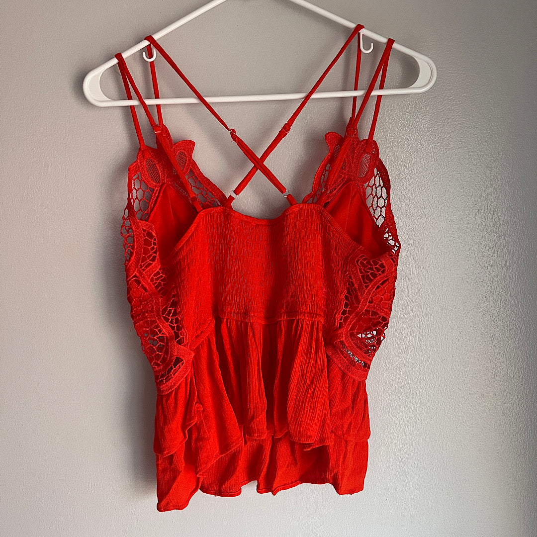 Moa Moa Lace Floral Tank