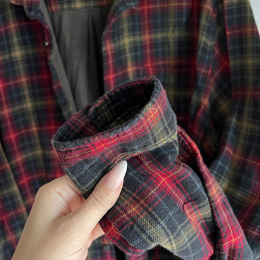 Carbon2Cobalt Plaid Button Up Shirt