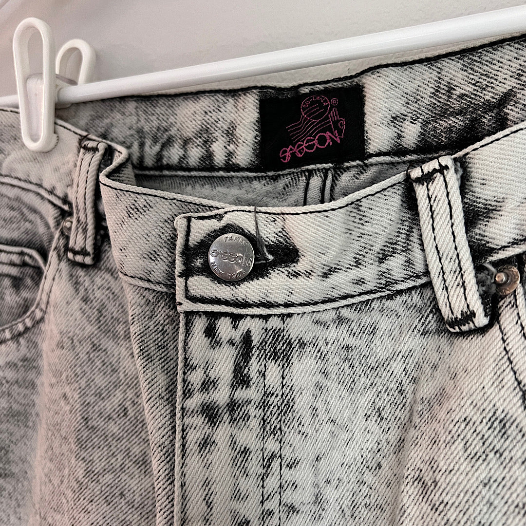 Vintage Sasson Acid Wash Jeans