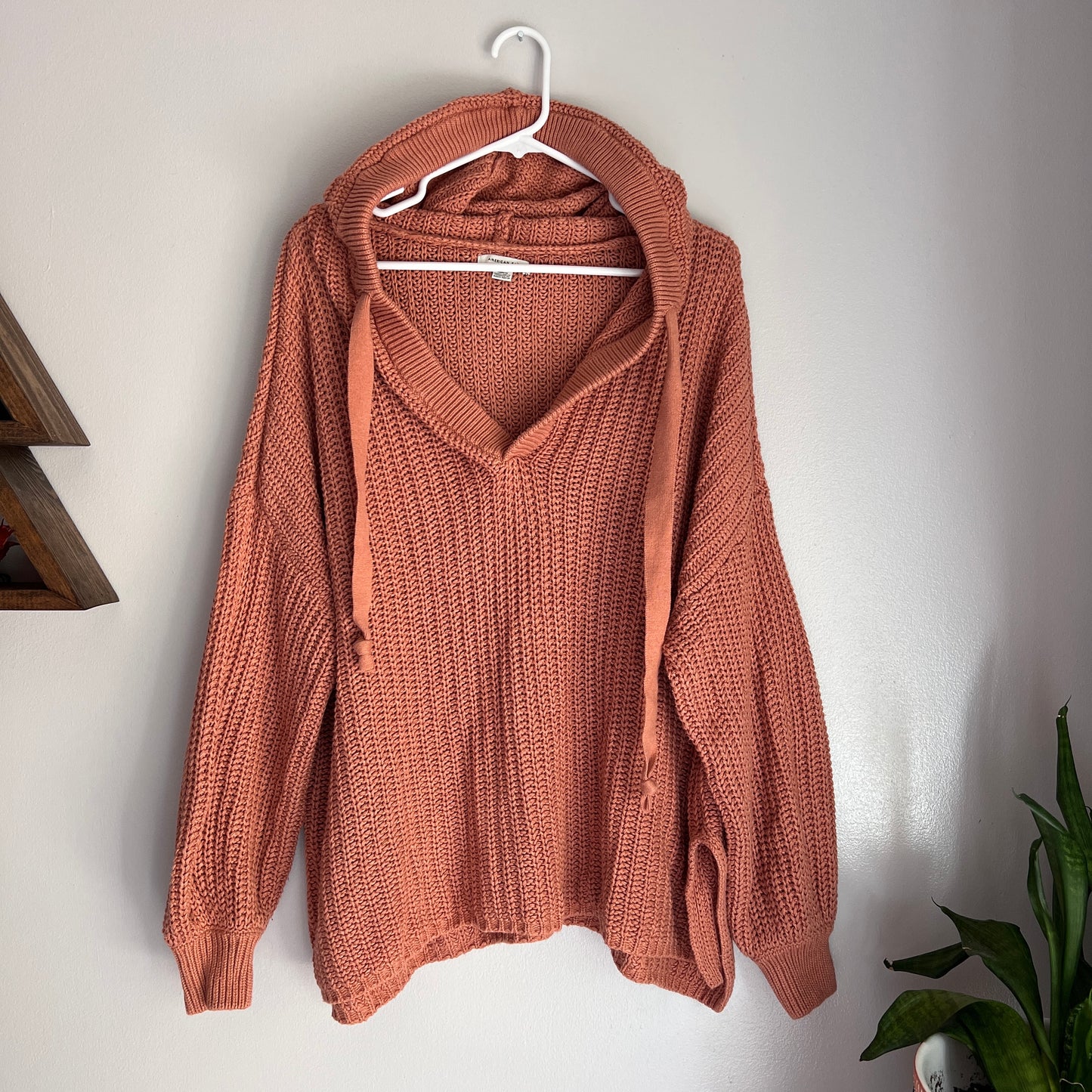 Hooded Oversized Knit Sweater