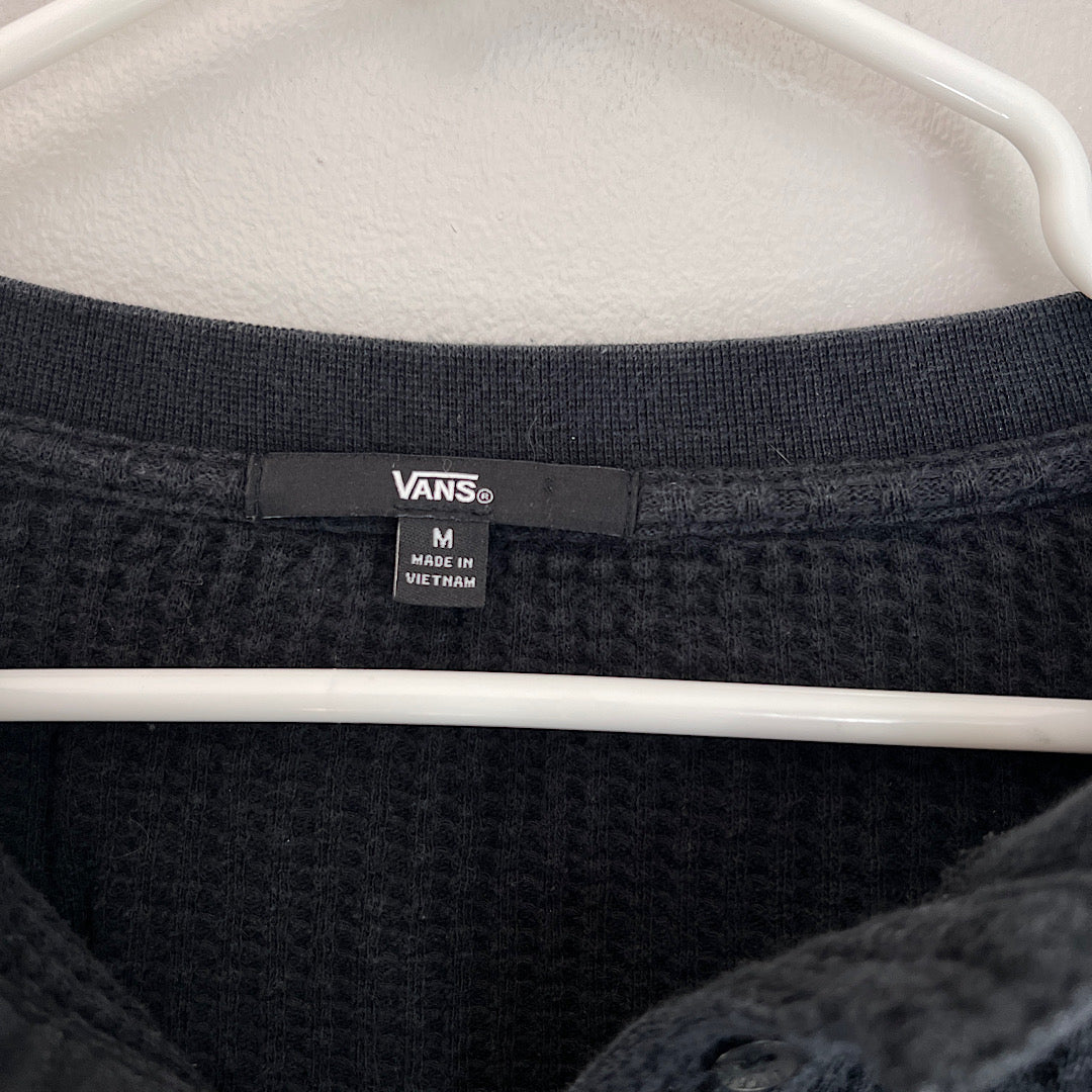 Vans Waffle Crop Henley Long Sleeve Shirt