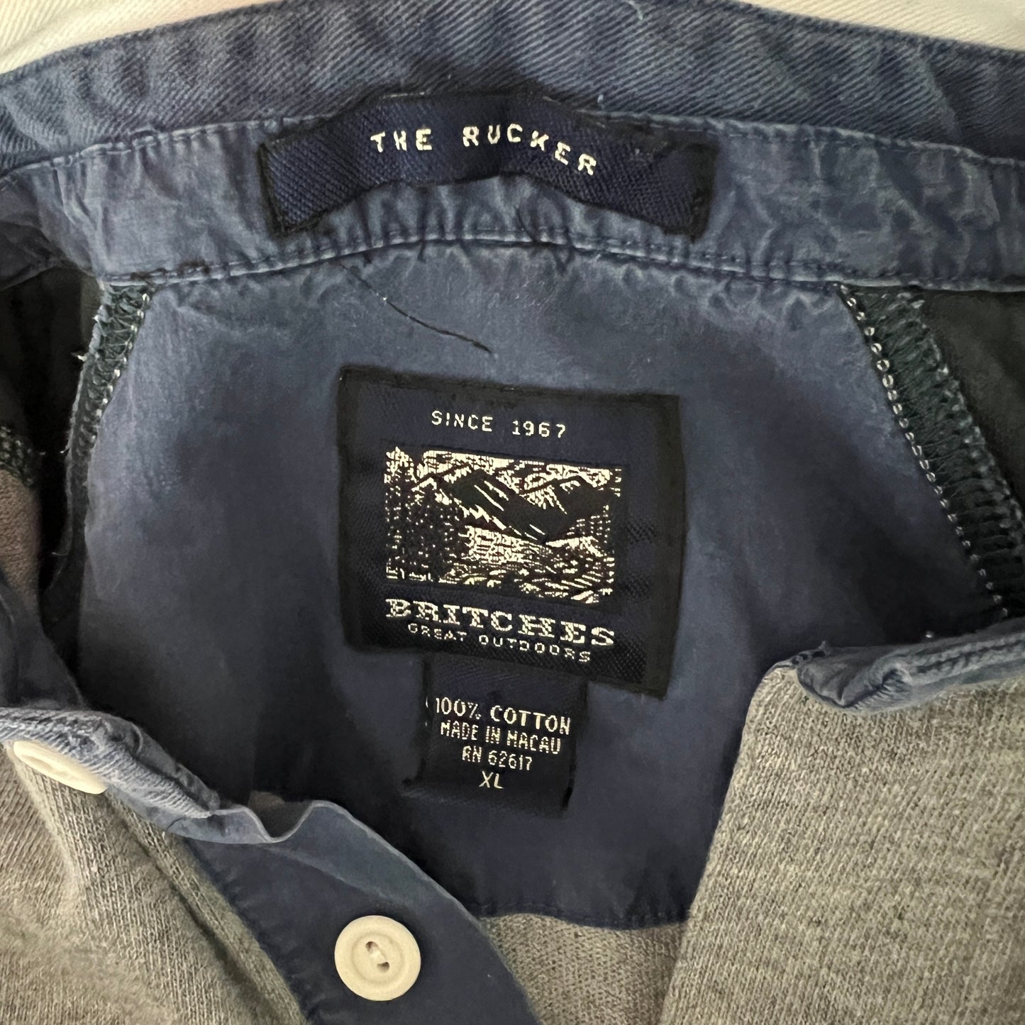 Vintage Denim Collar #3 Long Sleeve