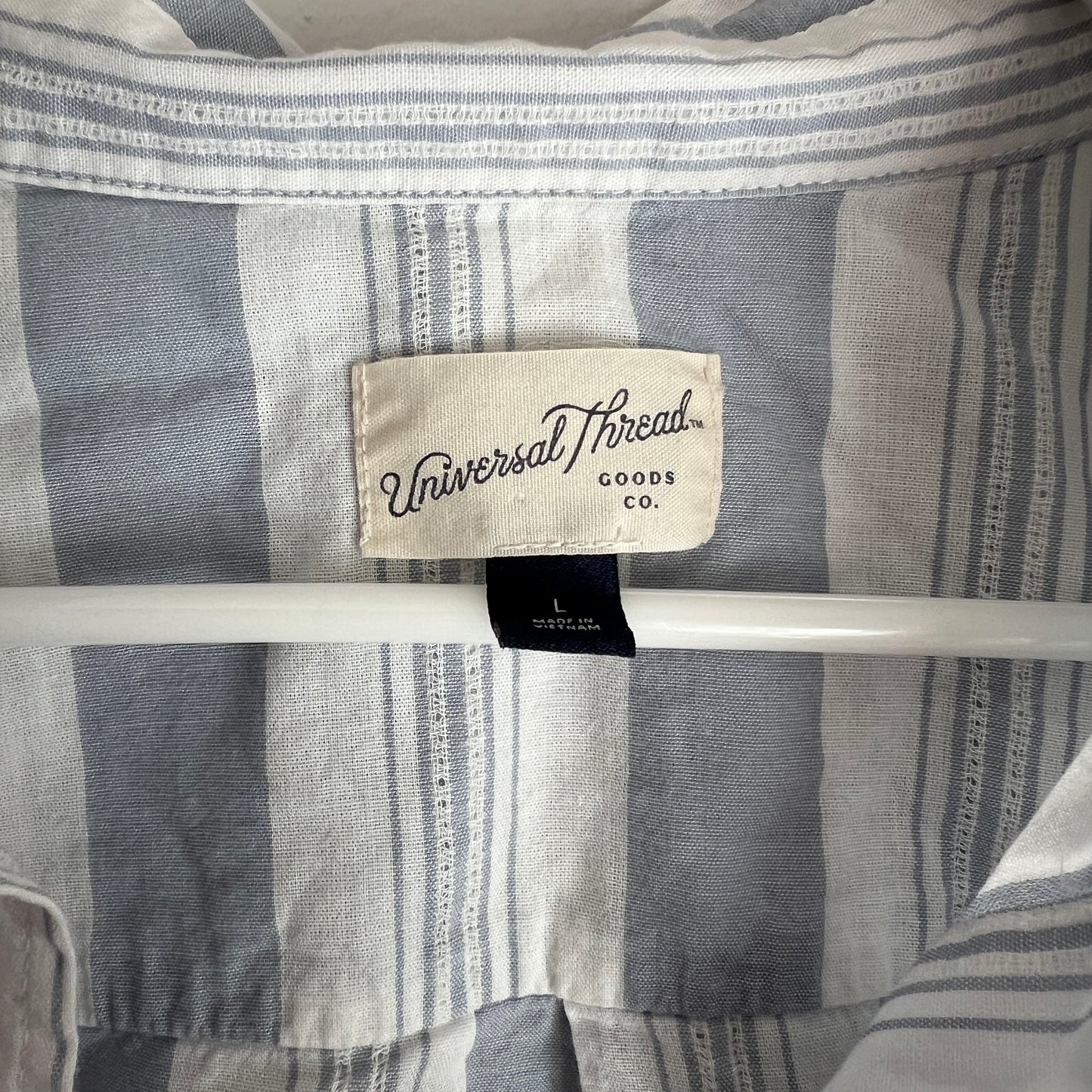Striped Cotton Button Up