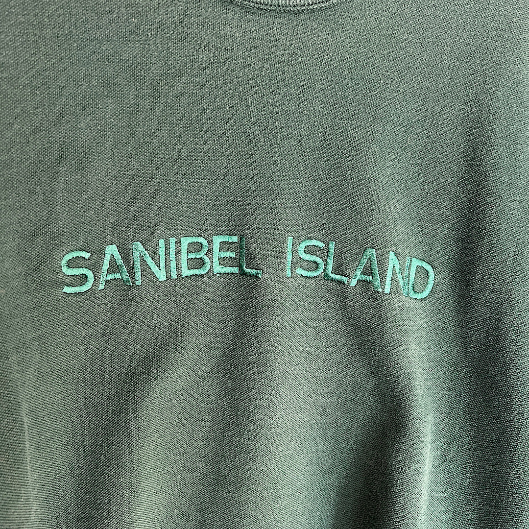 Vintage Sanibel Island Embroidered Crewneck Sweatshirt