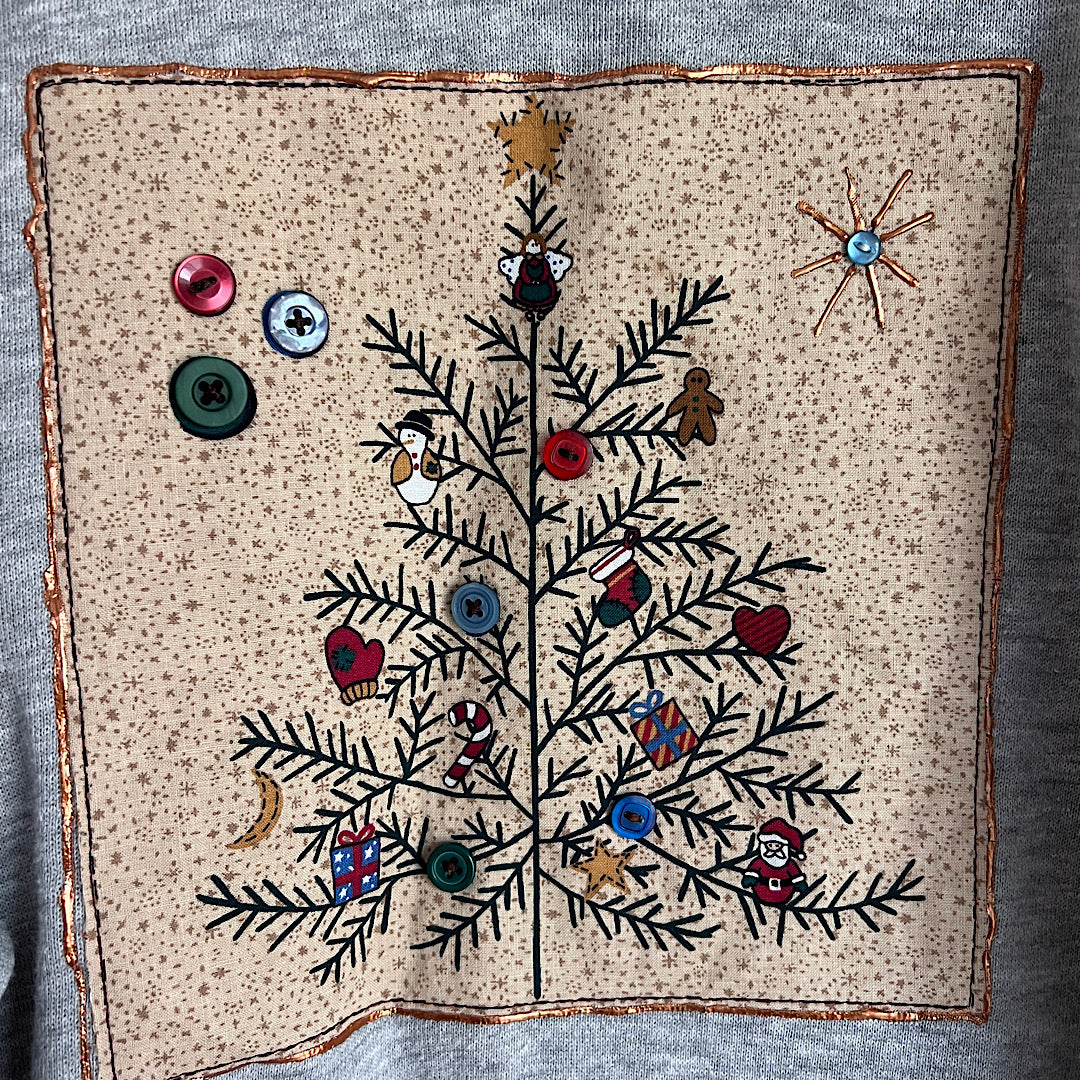 Vintage Christmas Tree Sweatshirt