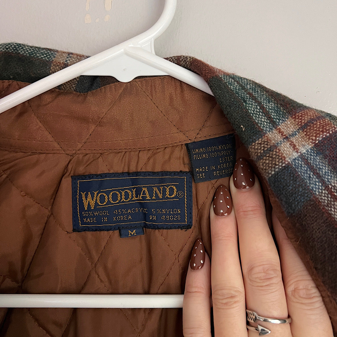 Vintage Woodland Quilt Lined Flannel