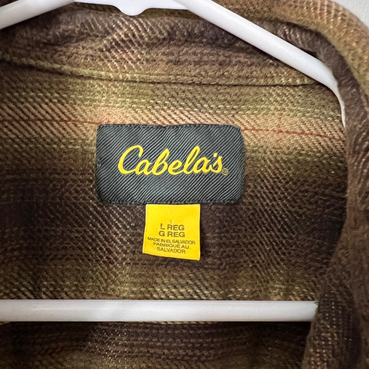 Cabela's Heavy Flannel Brown