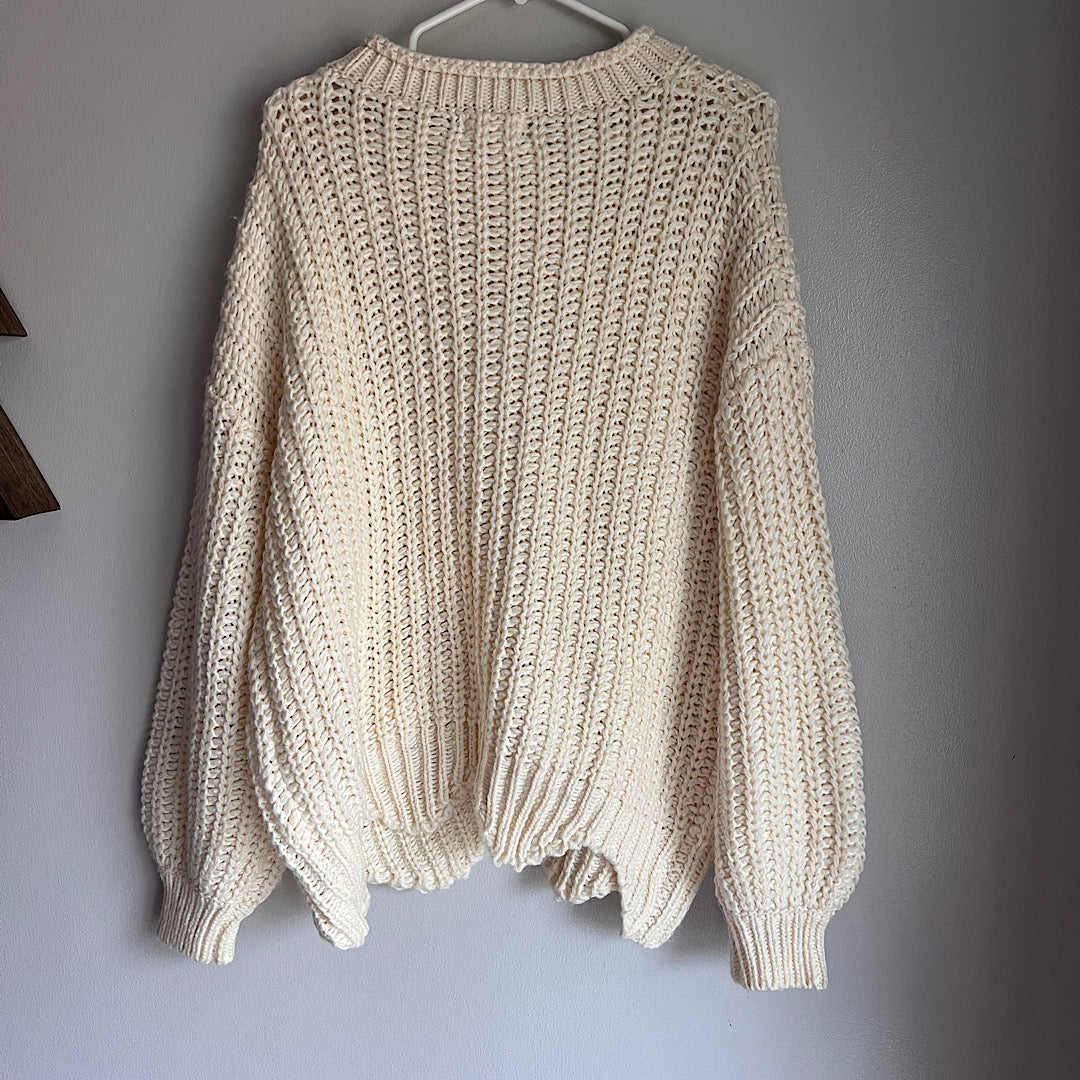Crewneck Chunky Knit Sweater