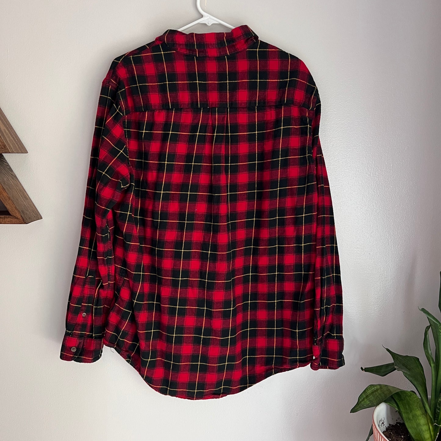 Chaps Red, Black & Yellow Flannel