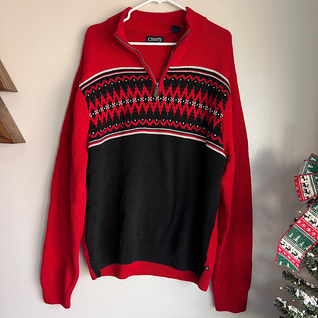 Vintage Chaps Fair Isle Sweater
