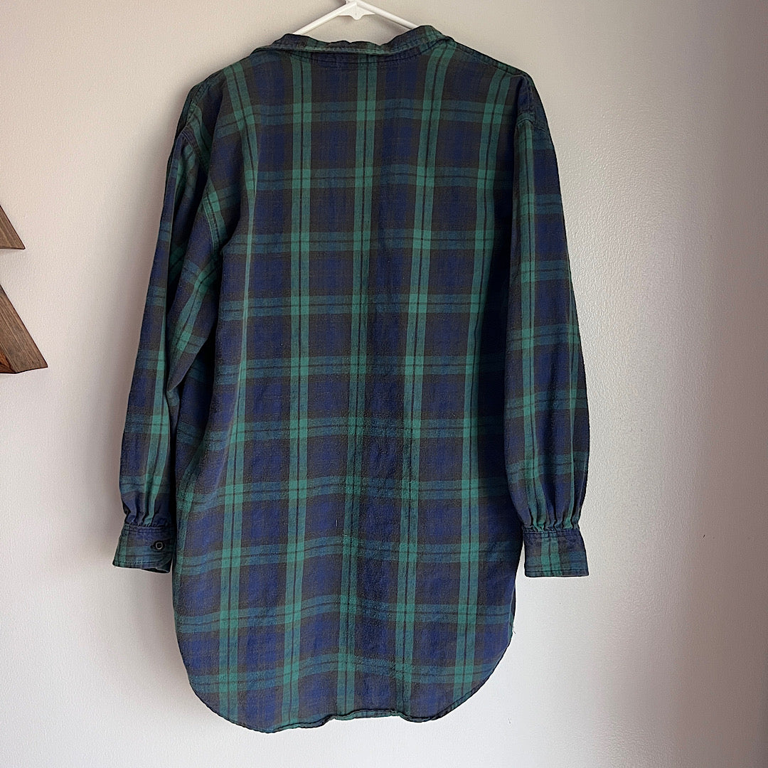 Vintage Woolrich Plaid Button Up Shirt
