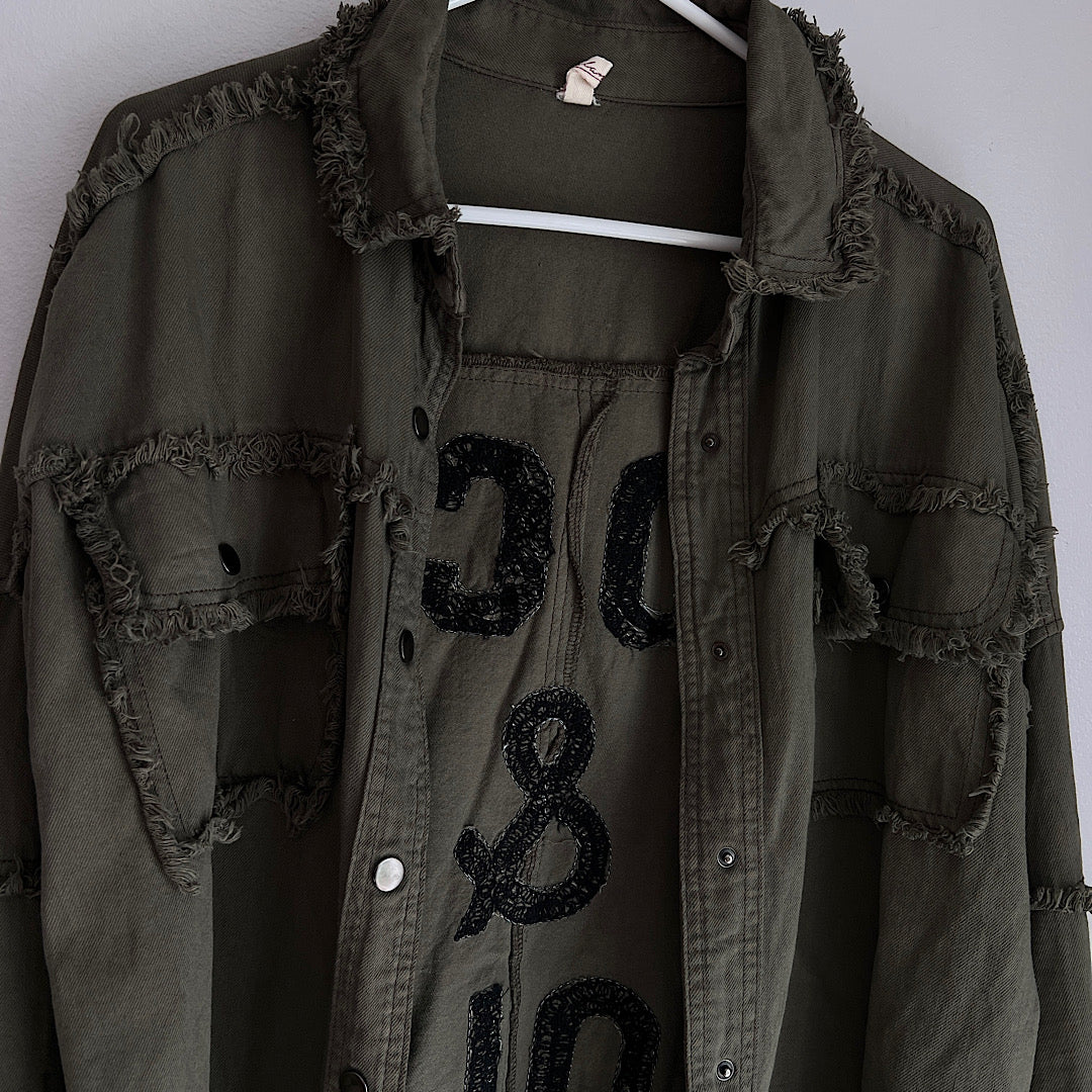 Rock & Roll Olive Shacket