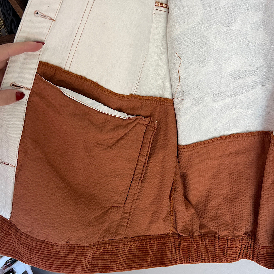 Denim & Corduroy Patchwork Jacket