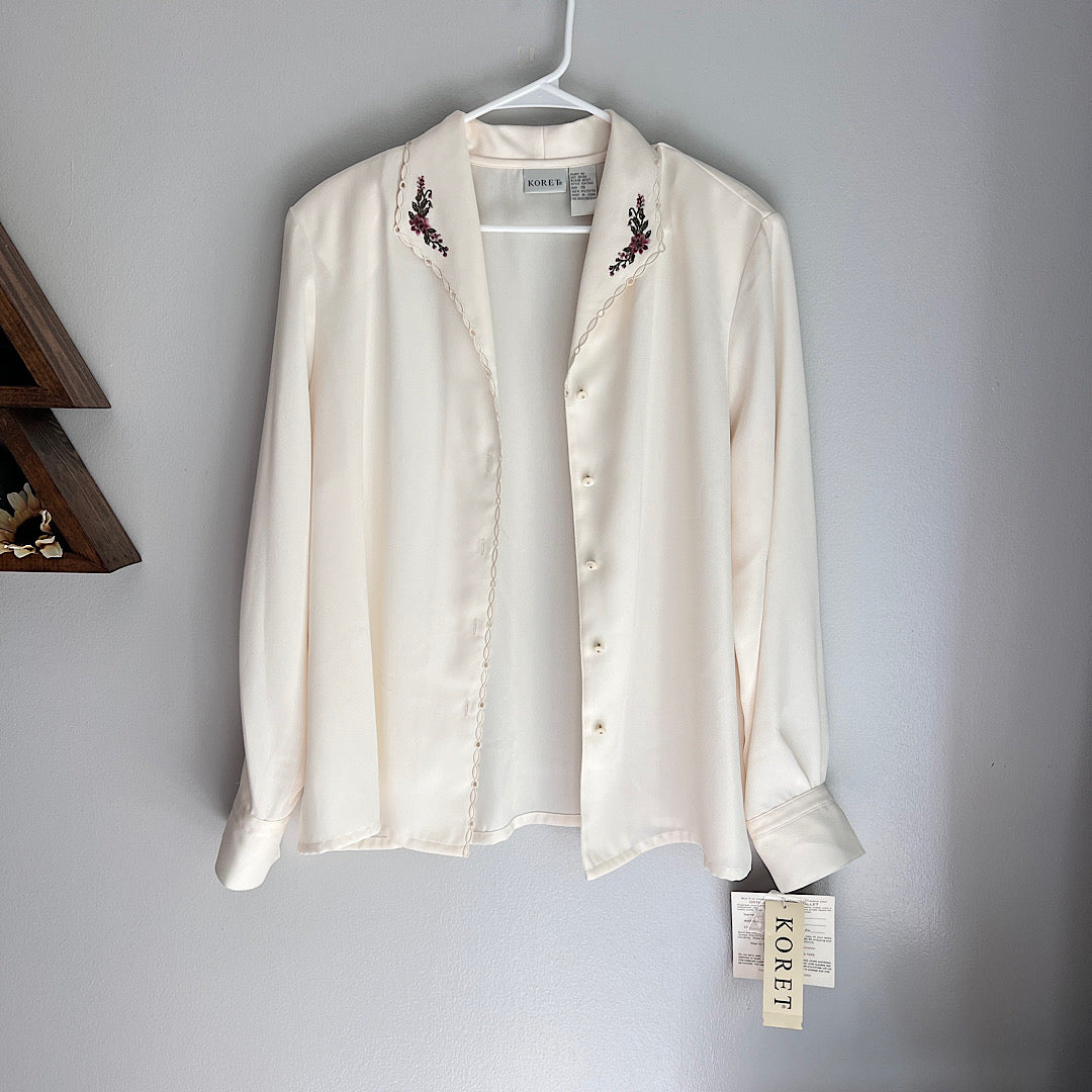 Vintage Koret Embroidered Blouse