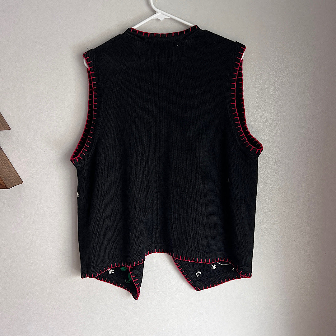 Vintage Snowman Holiday Sweater Vest