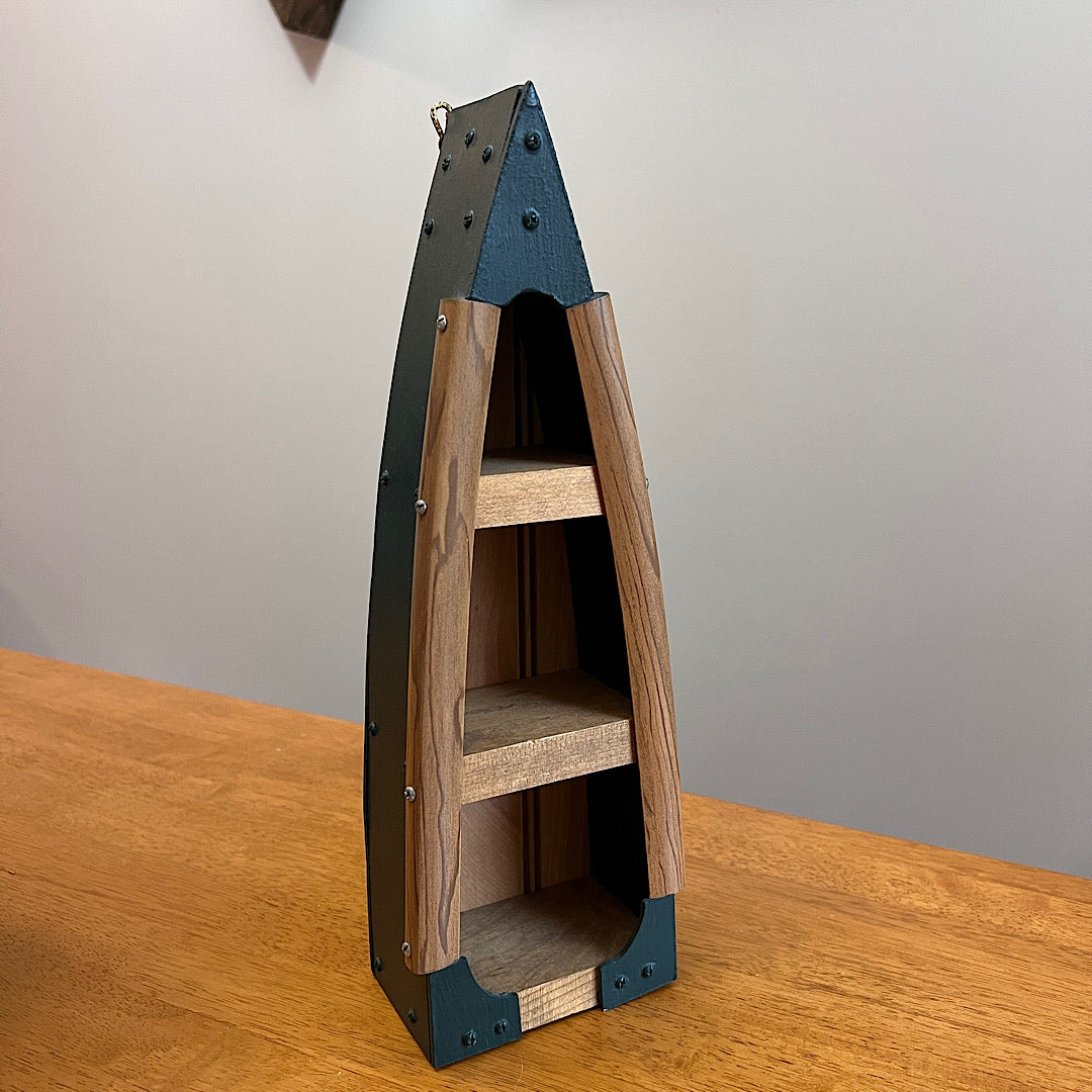 Canoe Wooden Shelf