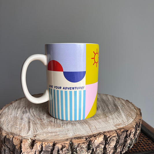 Colorful Adventure Mug (Caribou)