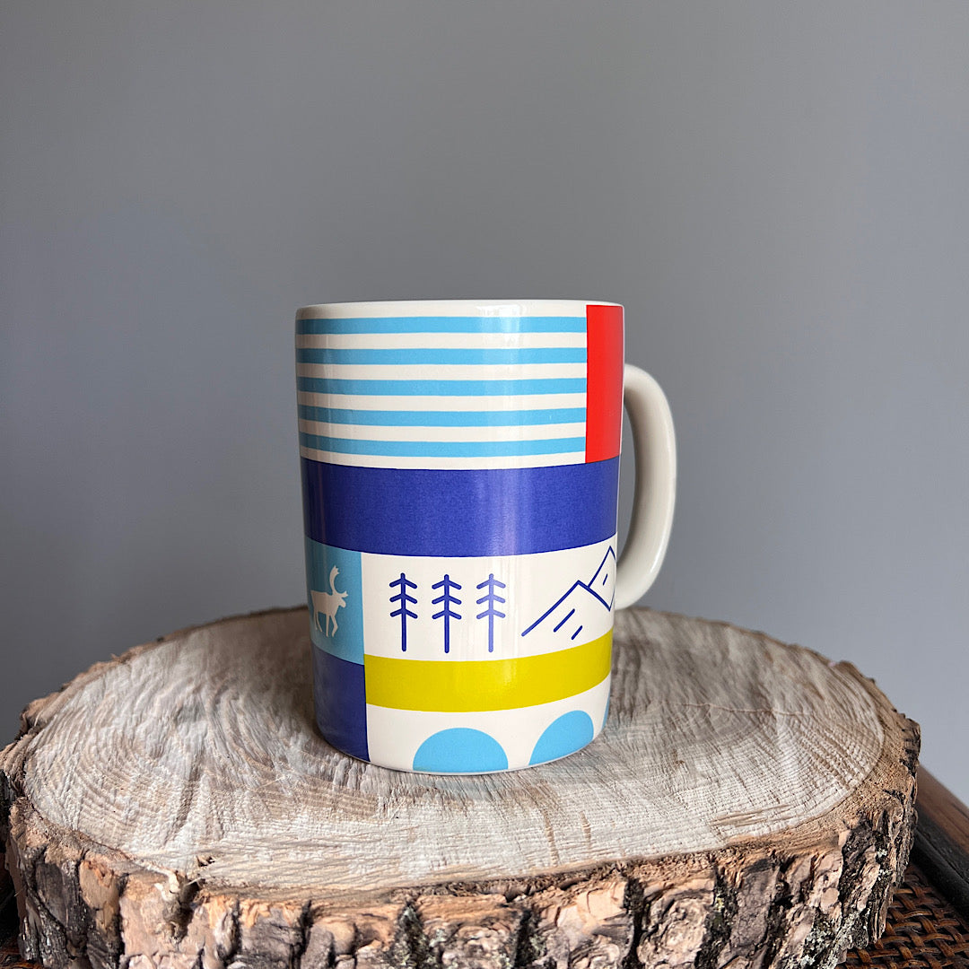 Colorful Adventure Mug (Caribou)