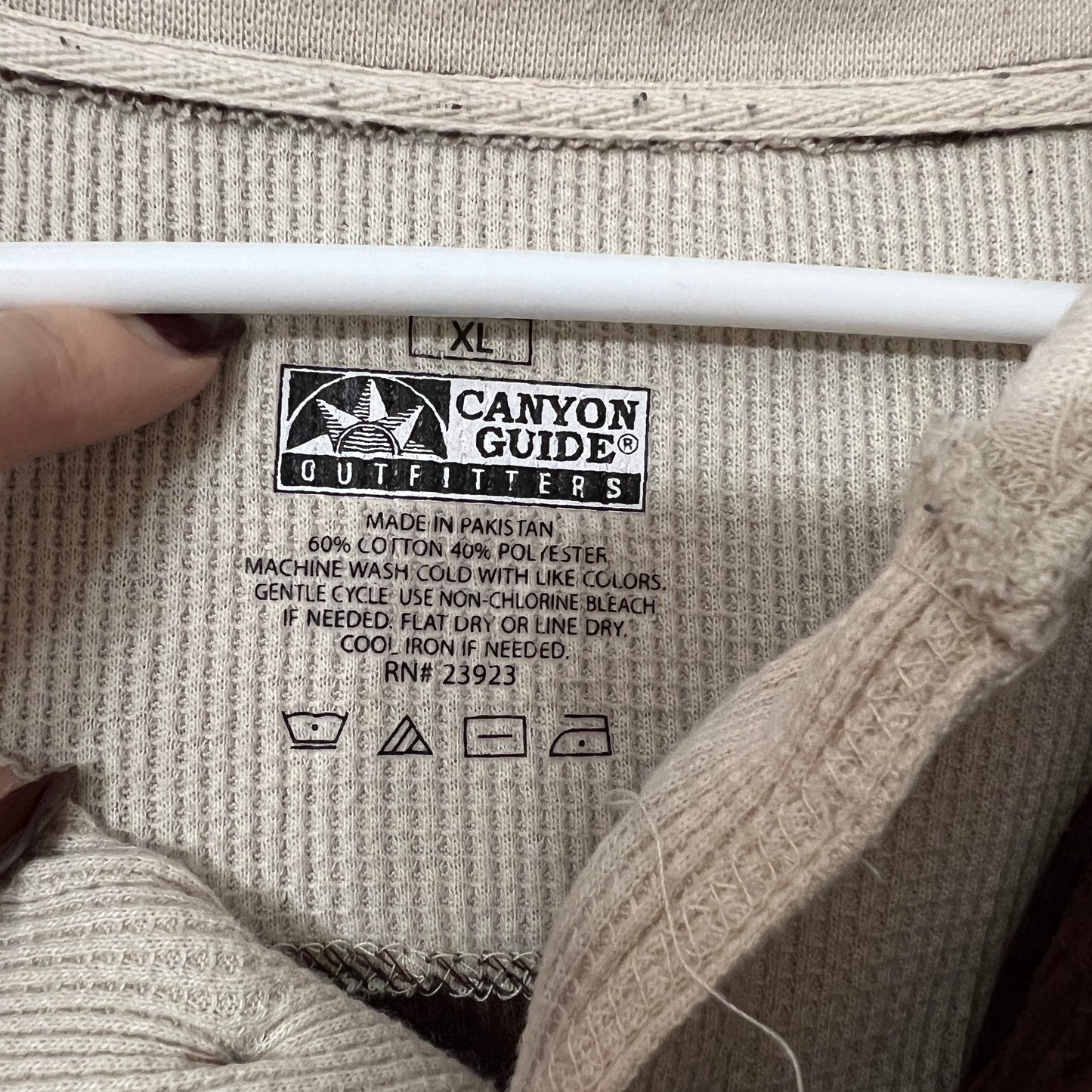 Vintage Canyon Guide Series Double Collar Thermal Long Sleeve