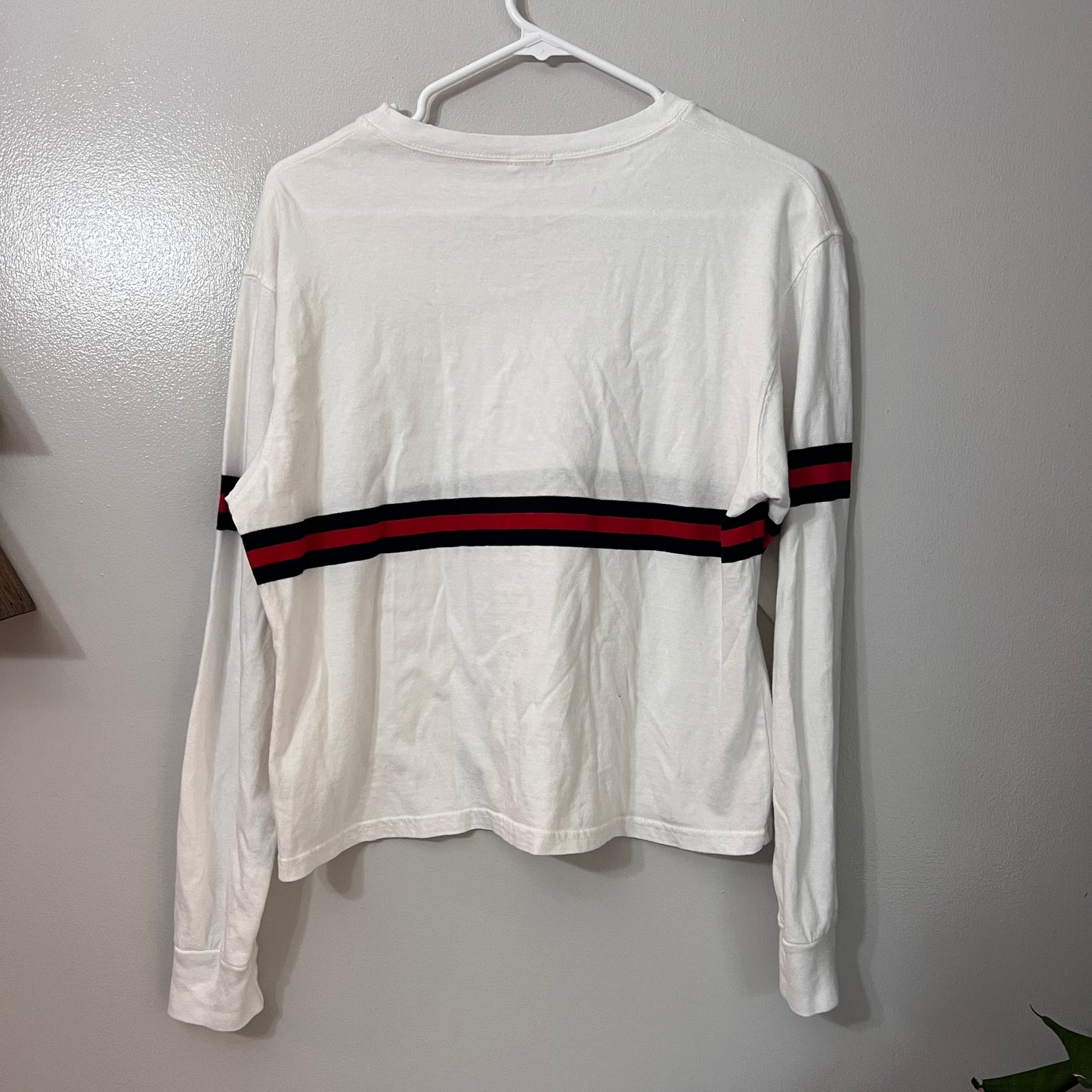 Retro Stripe John Galt Brandy Melville Long Sleeve Tee